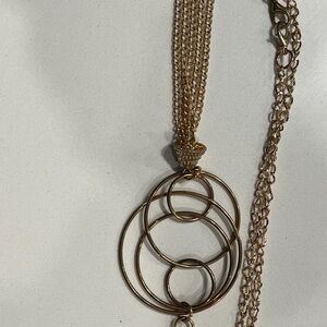Premier Designs Gold Multi-Circle Necklace